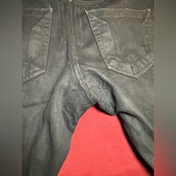 Rick Owens DRKSHDW Detroit Wax Black Jeans - Picture 9 of 9